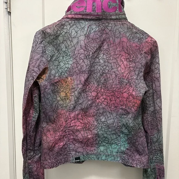 Bench Women's Multicolor Patterned Spring Jacket - Picture 4 of 4